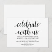 Rustieke Post-Wedding Brunch Invitation Kaart (Voorkant / Achterkant)