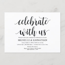 Rustieke Post-Wedding Brunch Invitation Kaart