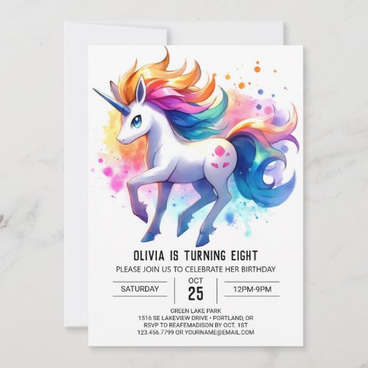 Rustieke Printable Horse Verjaardag Kaart (Voorkant)