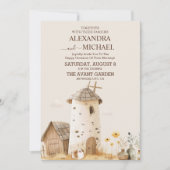 Rustieke Ranch Boerderij Schuur Bruiloft Uitnodigi Kaart (Voorkant)