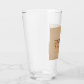 Rustieke 'Recap' Houten Tumbler - Natuurlijk & Vet (Rechts)