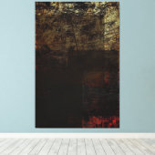 Rustieke rechthoeken canvas afdruk (Insitu (Houten vloer))