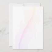 Rustieke Red Elegant Floral Engagement Party Kaart (Achterkant)