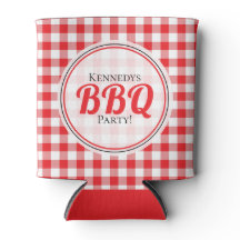 Rustieke Red Gingham Familie Picknick BBQ