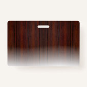 Rustieke Red Wood Country School Classroom Hall Pa Badge (Achterkant)