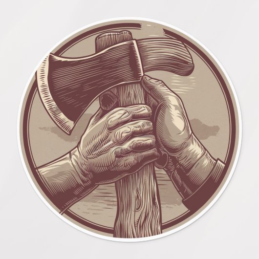 rustieke relikwie labels (Design 2)