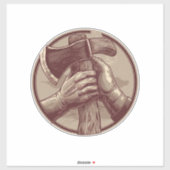 rustieke relikwie sticker (Vel)