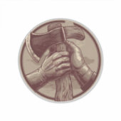 rustieke relikwie sticker (Voorkant)