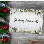 Rustieke rendier kerstvakantie Kaart