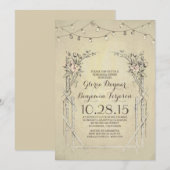  rustieke repetitie dineruitnodiging kaart (Voorkant / Achterkant)