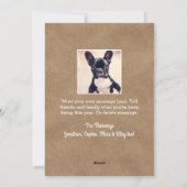 Rustieke Retro Merry Christmas Typografie Foto Feestdagenkaart (Achterkant)