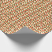 Rustieke Retro Plaid Tartan Patroon Gift Cadeaupapier (Hoek)