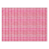 Rustieke Retro Roze Textuur Plaid Tafelkleed (Voorkant (Horizontaal))