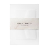 Rustieke Retro Waterverf Bruiloft Uitnodigingen Wikkel (Voorkant Voorbeeld)