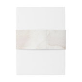 Rustieke Retro Waterverf Bruiloft Uitnodigingen Wikkel (Achterkant Voorbeeld)