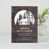 Rustieke Reünie Rustieke Houten Cabine Kaart (Staand voorkant)