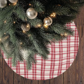 Rustieke Reverie Boerderij Red Plaid Kerstboom Kerstboom Rok
