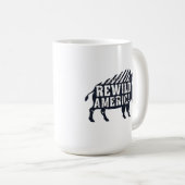 Rustieke Rewild America Bison Koffiemok (Voorkant rechts)