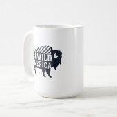 Rustieke Rewild America Bison Koffiemok (Voorkant links)