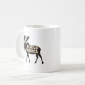 Rustieke  Rewild America Moose Koffiemok (Voorkant links)