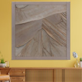 Rustieke rimpelingen canvas afdruk (Insitu (Woonkamer))