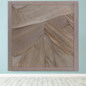 Rustieke rimpelingen canvas afdruk (Insitu (Houten vloer))