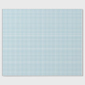 Rustieke rivierblauwe Buffalo-ruting Cadeaupapier (Vlak)