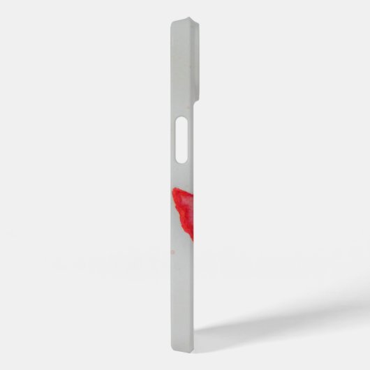 Rustieke rode aquarel papavers Case-Mate iPhone case (Achterkant / Rechts)