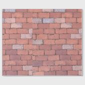 Rustieke rode baksteen vloer textuur patroon cadea cadeaupapier (Vlak)