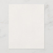 Rustieke rode bessen kerst bruiloft Save the Date (Achterkant)