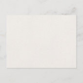 Rustieke rode bessen kerst bruiloft Save the Date Briefkaart (Achterkant)