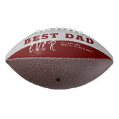 Rustieke rode beste vader`s dag 3 fotocollage american football (Gedraaid 270)