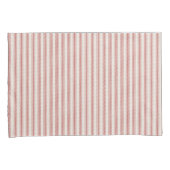 Rustieke rode gestreepte Franse tikkussen Hoesjes Kussensloop (Voorkant-Rechts)