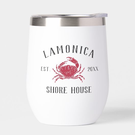 Rustieke rode krab gepersonaliseerde Shore House (Links)