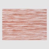 Rustieke rode strepen Kerstmis Tissuepapier (Voorkant)