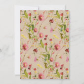 Rustieke rode wijntuin | Enige leeftijd Volwassen  Kaart (Achterkant)