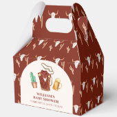 Rustieke Rodeo Cowboy Cactus Bierboog Baby shower Bedankdoosjes (Voorkant)
