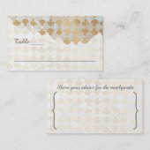 Rustieke Romance bruiloft | Naam Kaarten en tips o Plaatskaartje (Voorkant / Achterkant)