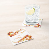 Rustieke Romance bruiloft Onderzetters (Insitu)