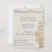 Rustieke Romance bruiloft | repetitiediner uitnodi Kaart (Voorkant)