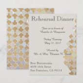 Rustieke Romance bruiloft | repetitiediner uitnodi Kaart (Voorkant / Achterkant)