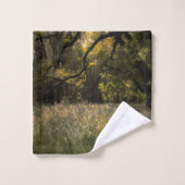 Rustieke romantische bloemenbetoverde bosbloemen B Bad Handdoek (Wasdoekje)