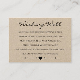 Rustieke romantische bruiloft wenskaart informatiekaartje