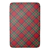 Rustieke Rood en Groen Plaid Clan Stewart Tartan Badmat (Voorkant Verticaal)