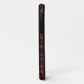 Rustieke rood en zwart geruite patroon foto Case-Mate iPhone case (Achterkant/links)