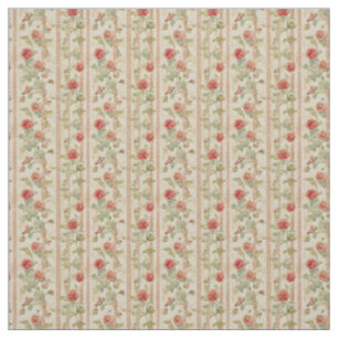 Rustieke Roos Stripe Elegance Stof