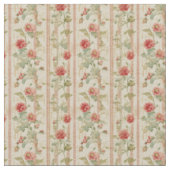 Rustieke Roos Stripe Elegance Stof (Close Up)