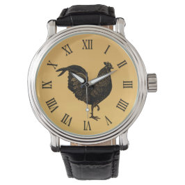 Rustieke Rooster Chinees Nieuwjaar 2017 horloge