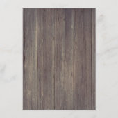 Rustieke roze bloemige trouwinformatie gast informatiekaartje (Achterkant)