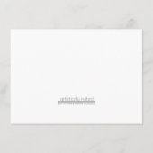 Rustieke Roze Kersenbloesem Receptkaarten (Achterkant)